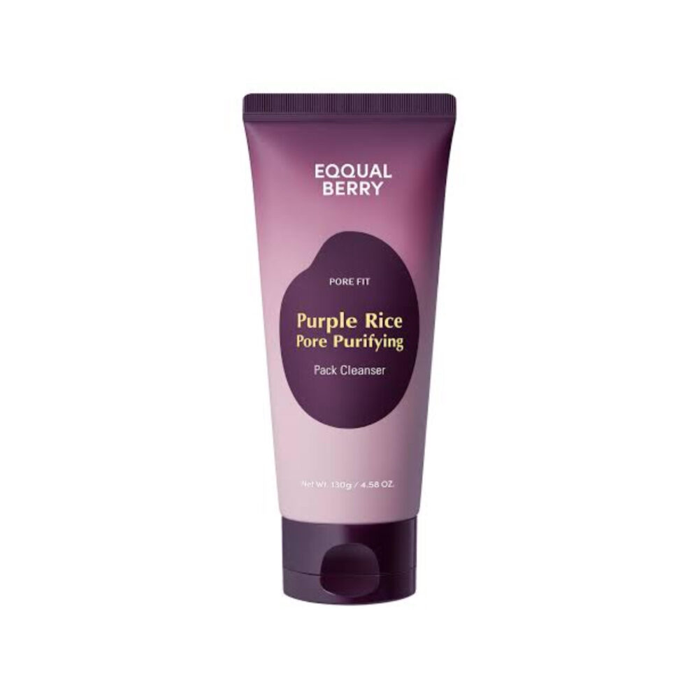 Eqqualberry Purple Rice Pore Purifying Pack Cleanser 130ml